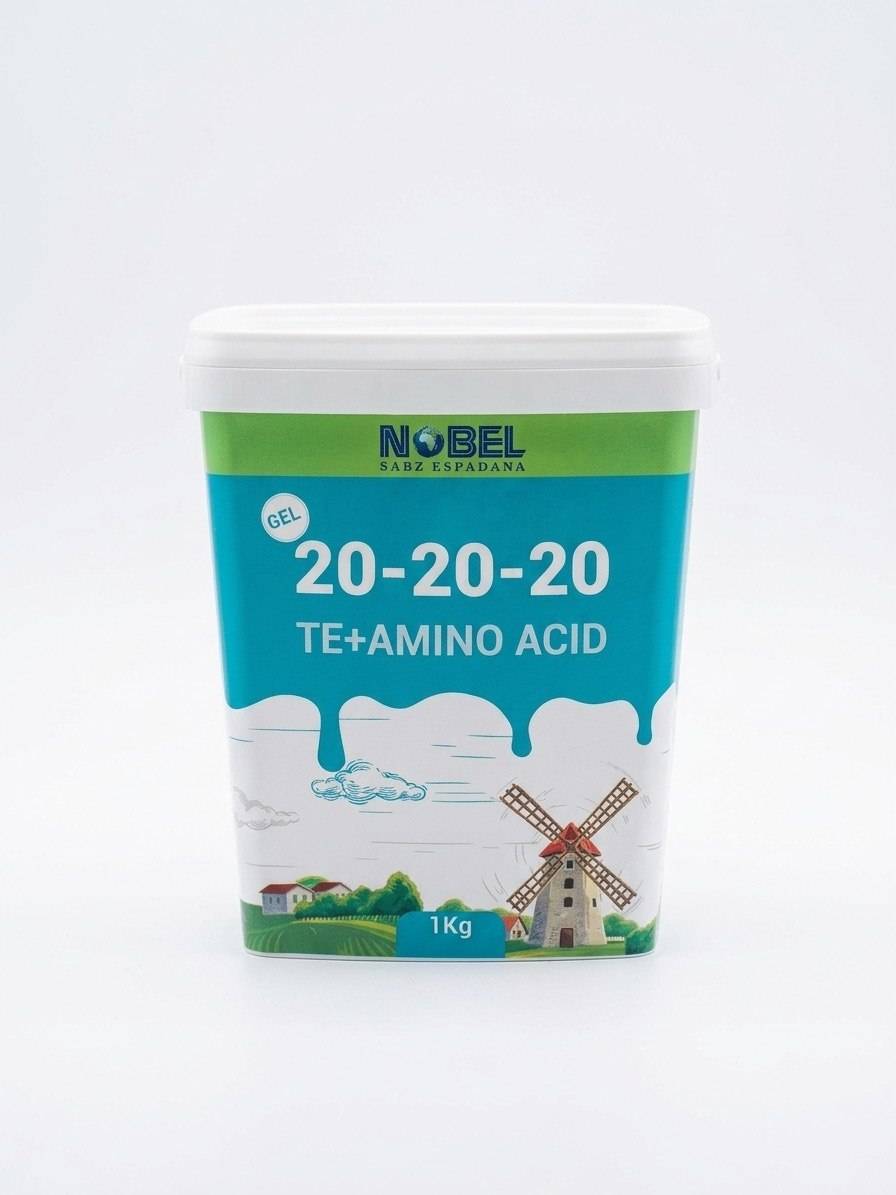 کود NPK 20-20-20 ژله ای نوبل